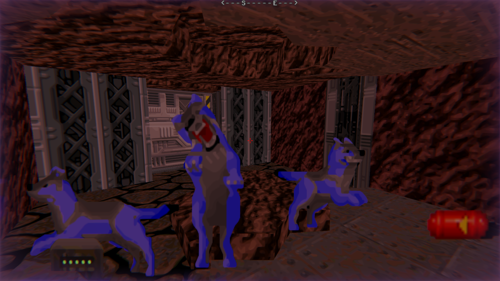 DRRP Doom RPG Remake Project REAC Reactor Demon Wolf Caves Screenshot