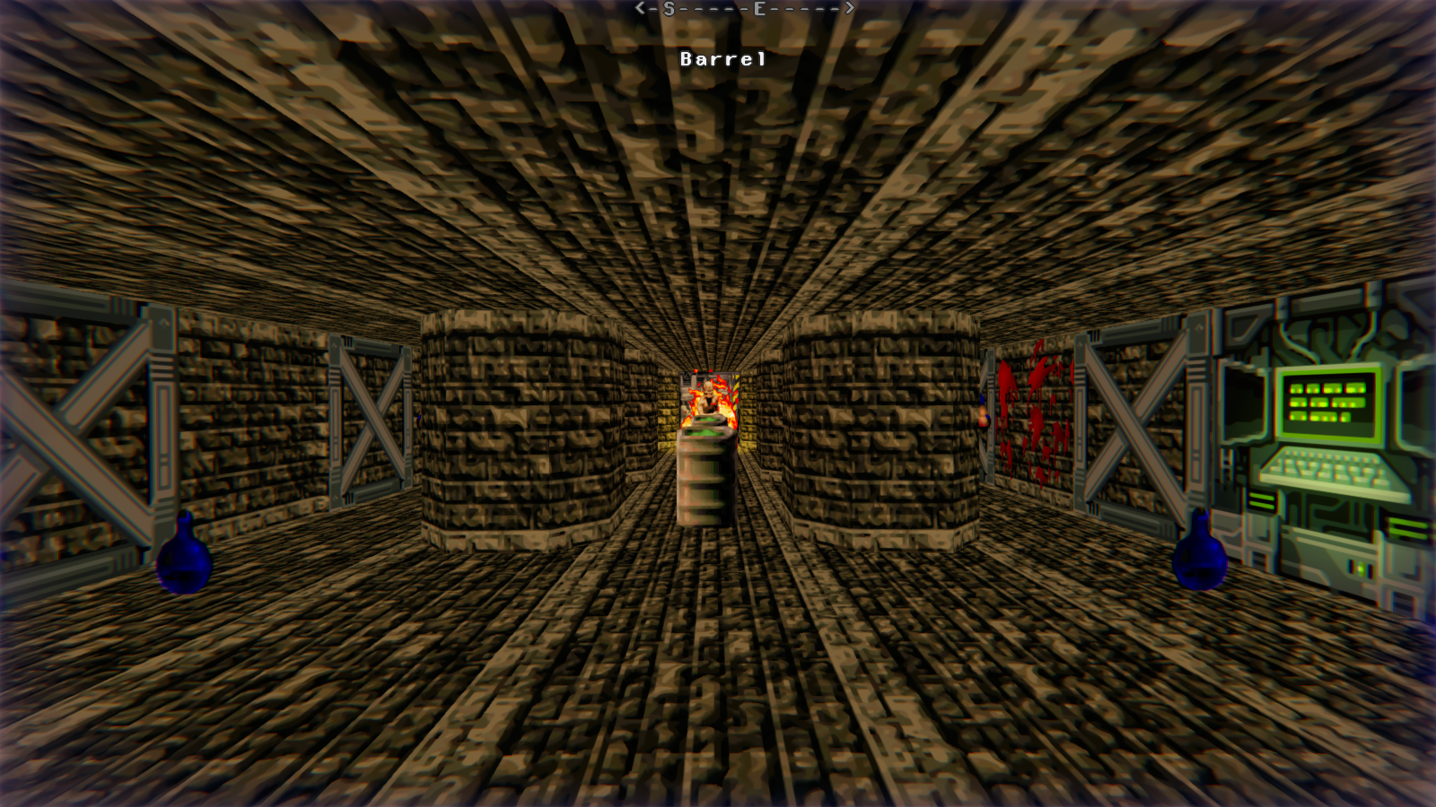 DRRP Doom RPG Remake Project SEC5 Sector 5 Barrel Archvile Prison Screenshot