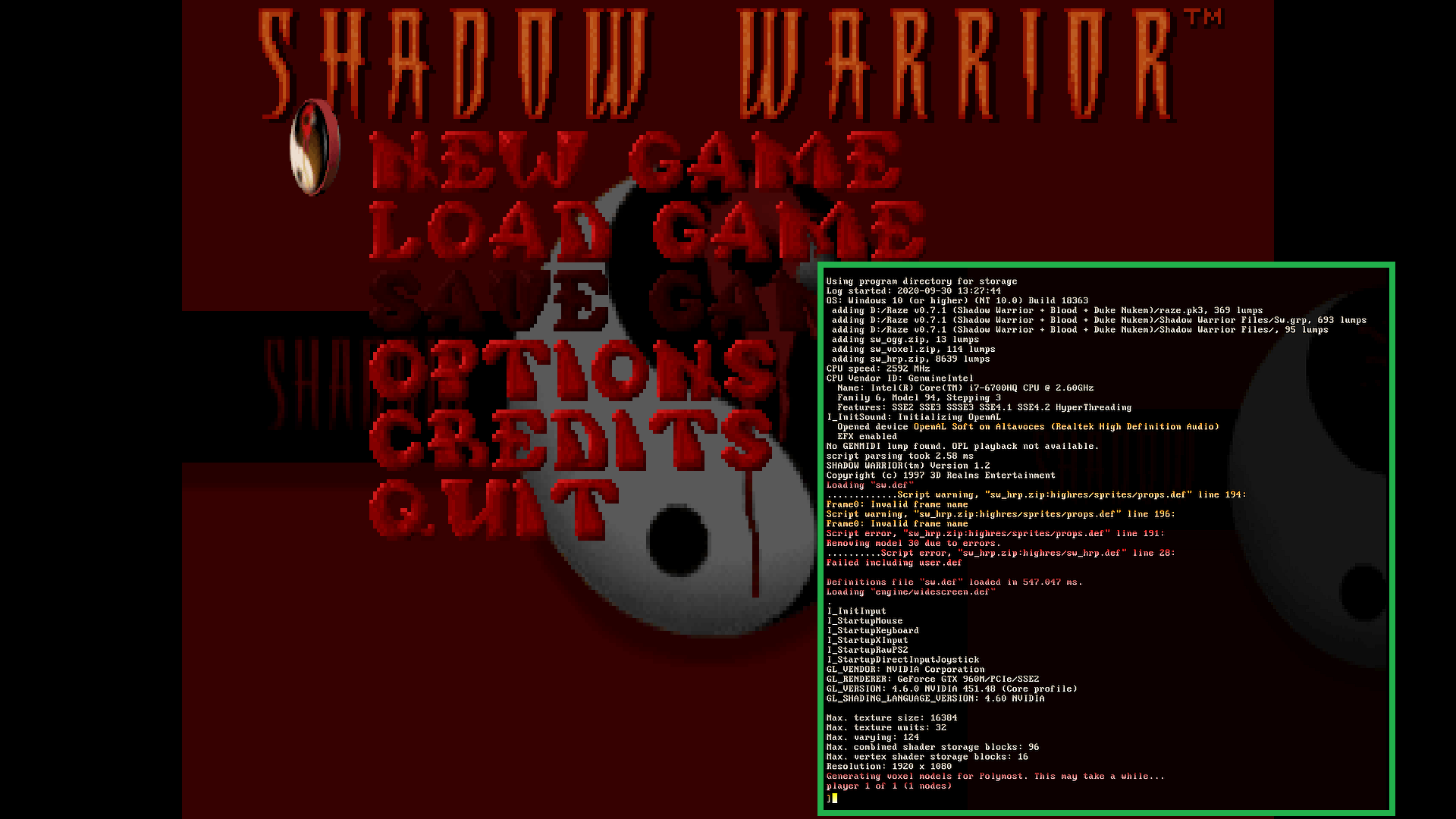 Shadow Warrior Manual file - Mod DB