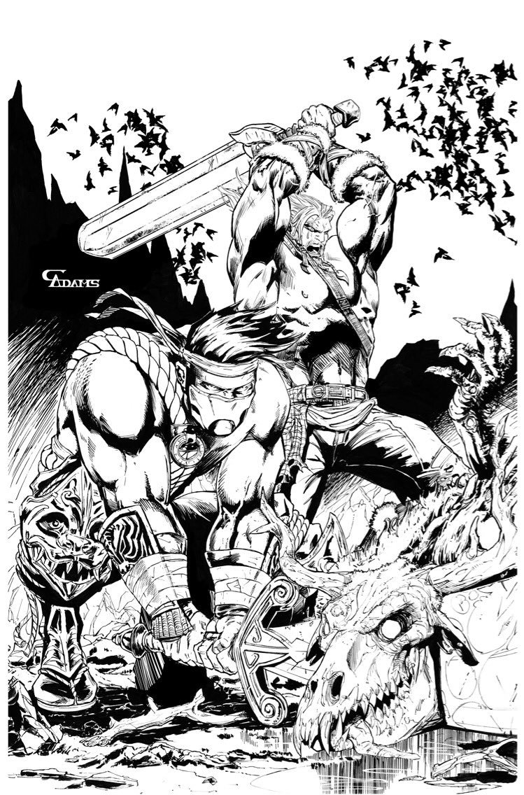 Black-and-white Killer Instinct comic cover