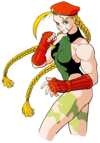 Artwork of Cammy from Street Fighter II