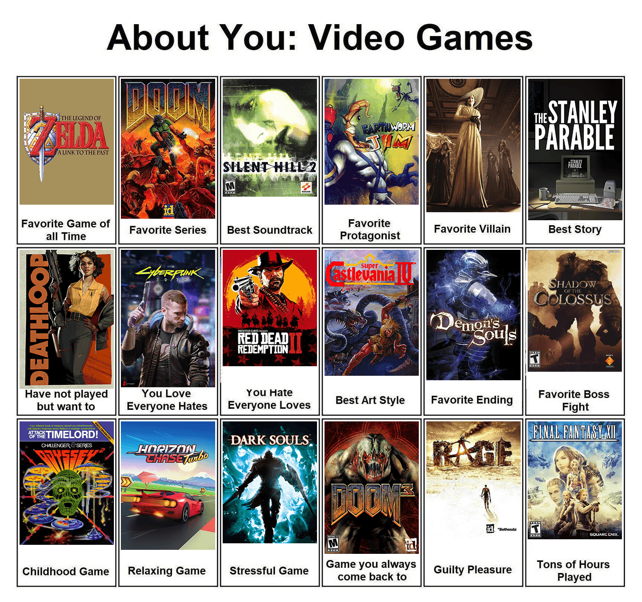 What are your Top 3 Favourite video games of all time? : r/gaming