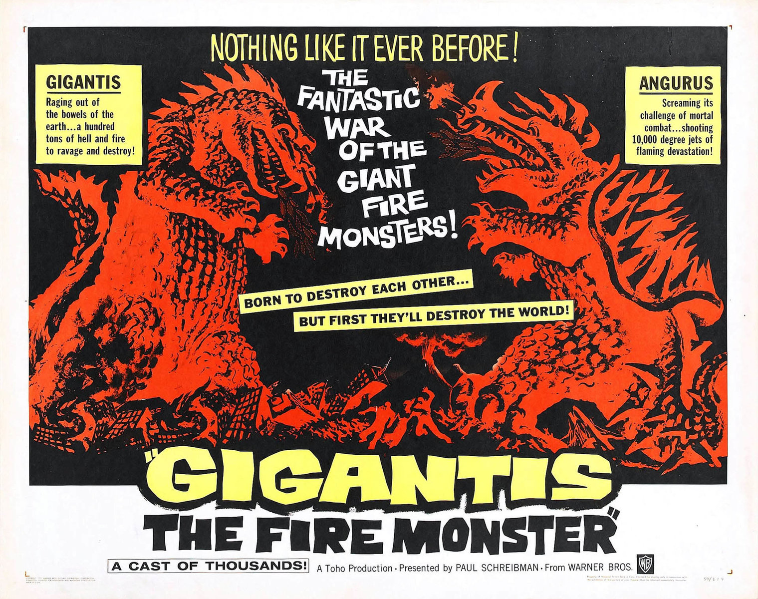 Ad for GIGANTIS THE FIRE MONSTER