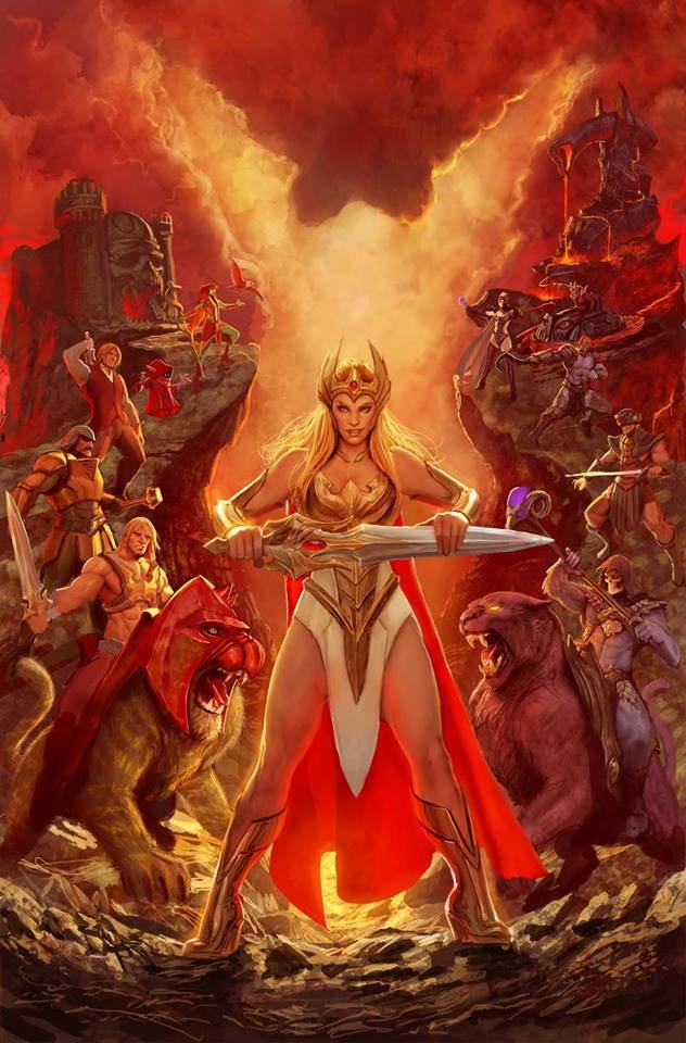 She-Ra between the heroes and villains of Eternia