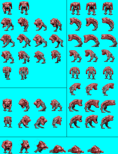 Doom Enemy Sprite Sheet